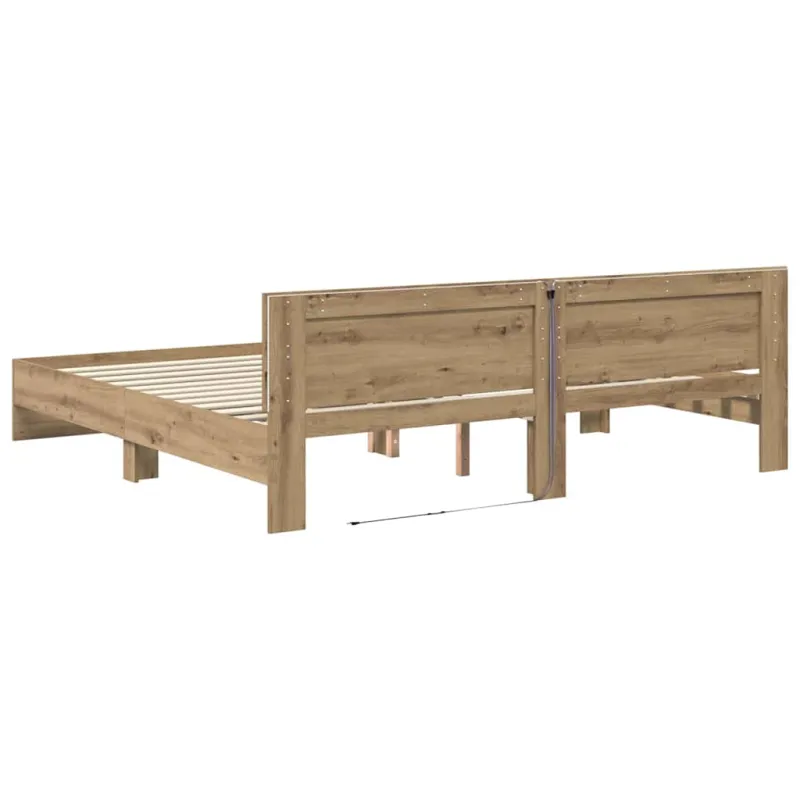 Lovos rėmas Amatininkų ąžuolas 180 x 200 cm Apdirbta mediena