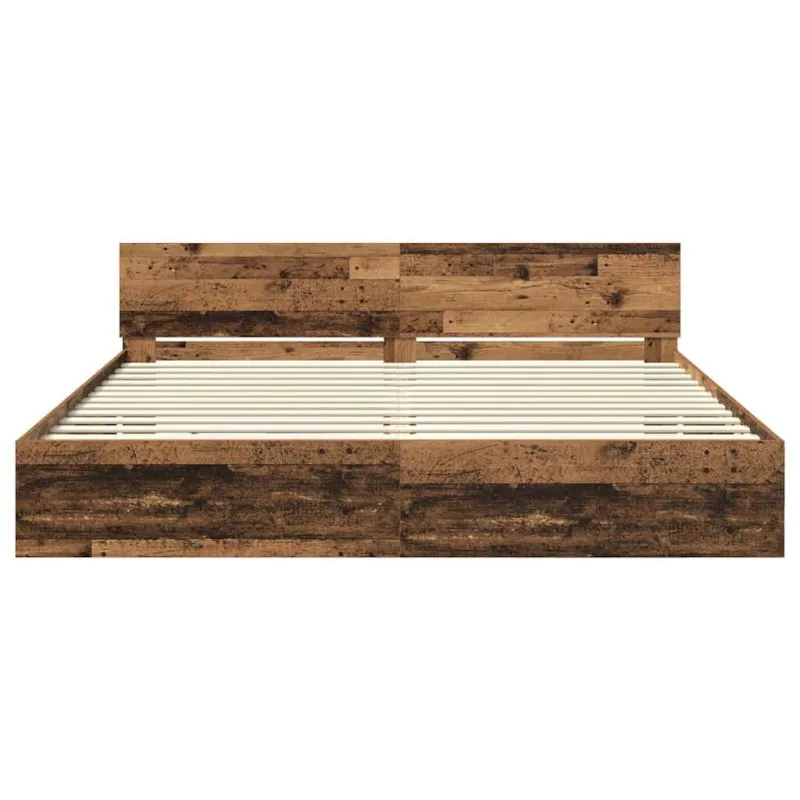 Lovos rėmas Senovinis medis 200 x 200 cm Apdirbta mediena