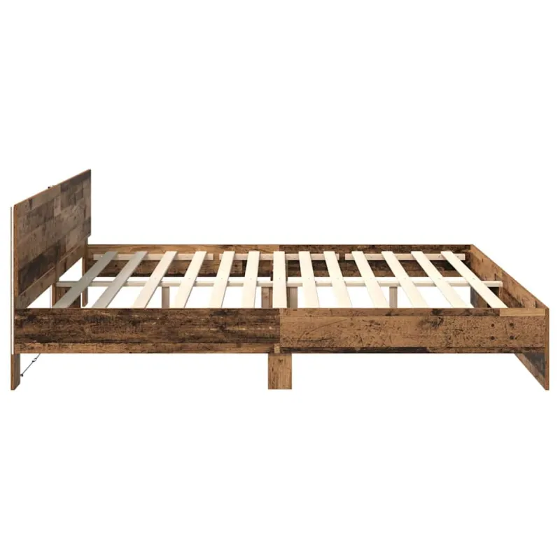 Lovos rėmas Senovinis medis 200 x 200 cm Apdirbta mediena