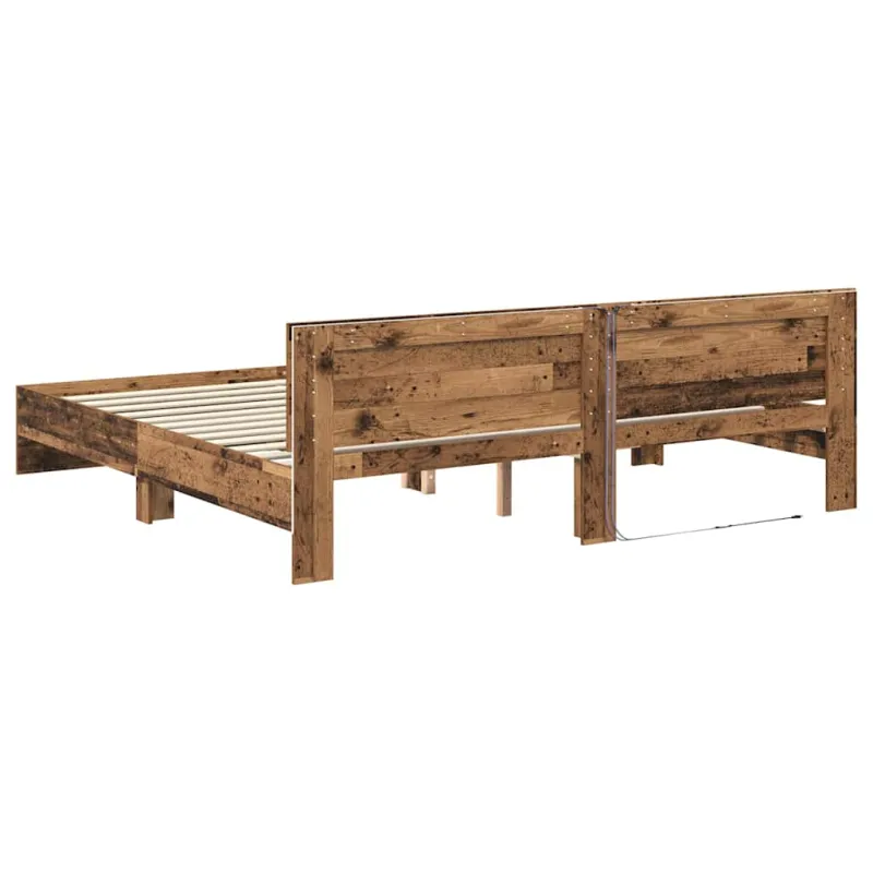 Lovos rėmas Senovinis medis 200 x 200 cm Apdirbta mediena