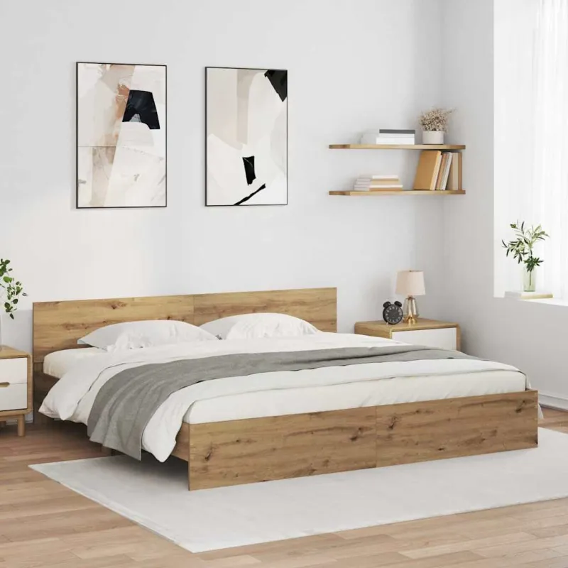 Lovos rėmas Amatininkų ąžuolas 200 x 200 cm Apdirbta mediena