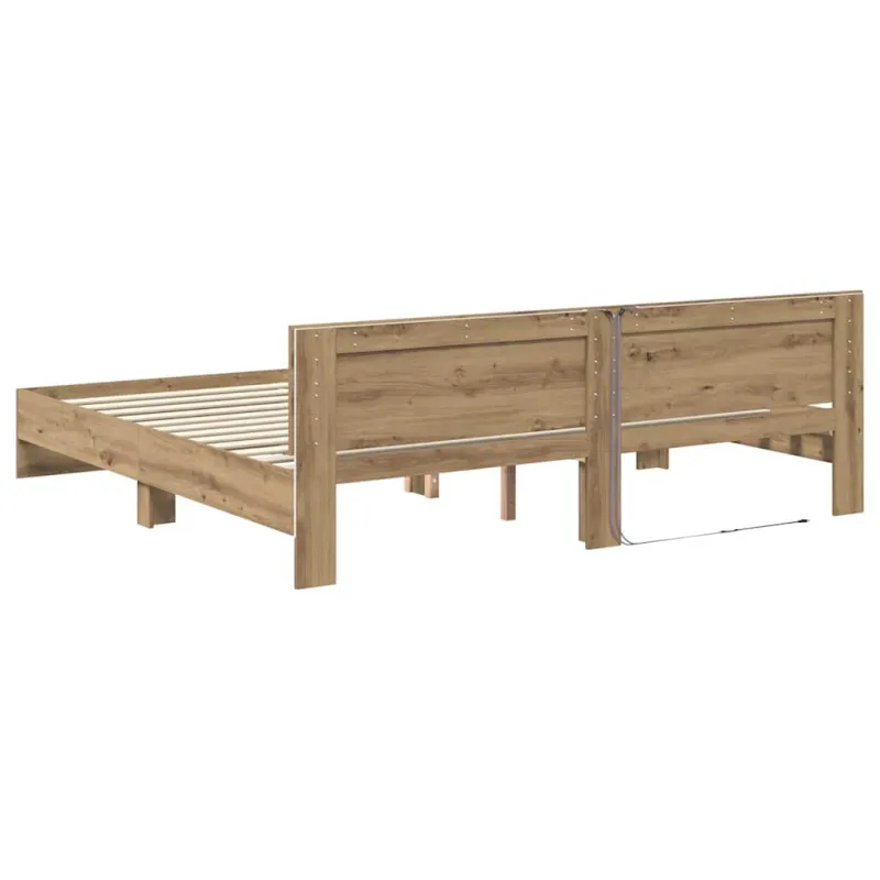 Lovos rėmas Amatininkų ąžuolas 200 x 200 cm Apdirbta mediena