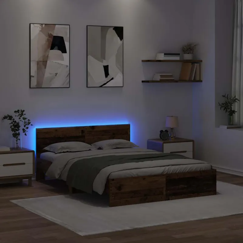 Lovos rėmas Senovinis medis 160 x 200 cm Apdirbta mediena