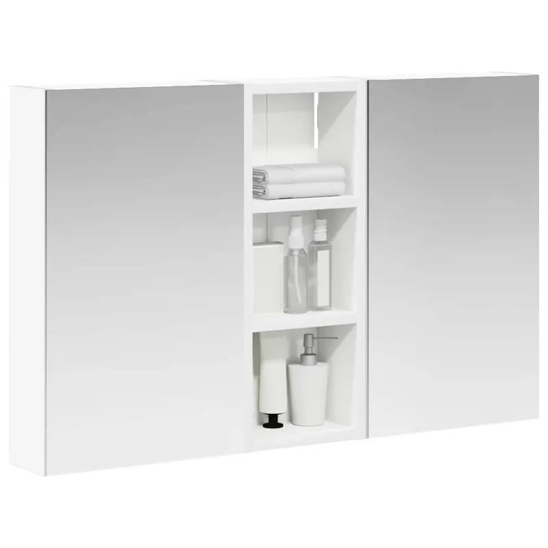 Vonios spintos komplektas su lentyna 3 pcs 80 x 10,5 x 50 cm