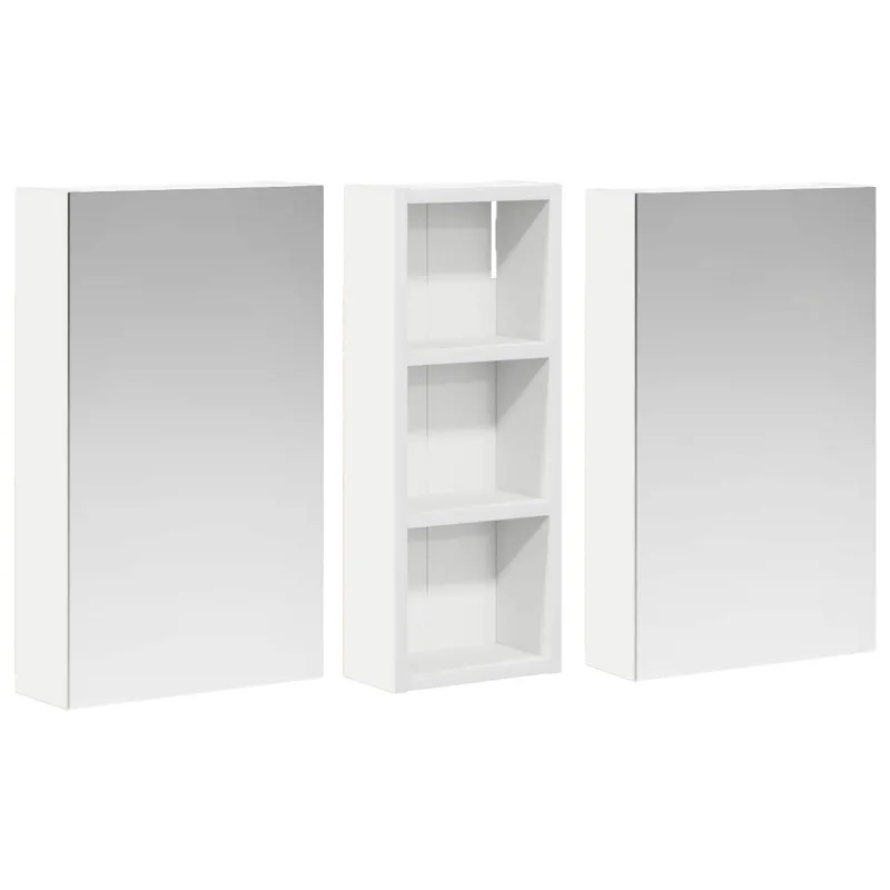 Vonios spintos komplektas su lentyna 3 pcs 80 x 10,5 x 50 cm