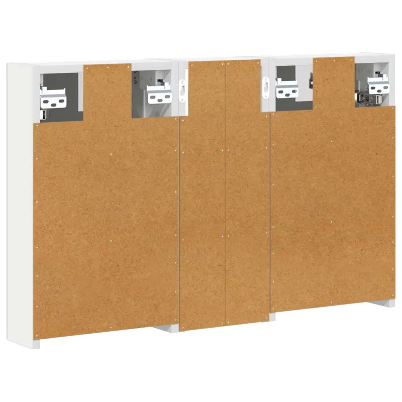 Vonios spintos komplektas su lentyna 3 pcs 80 x 10,5 x 50 cm