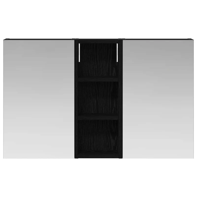 Vonios spintos komplektas su lentyna 3 pcs 80 x 10,5 x 50 cm