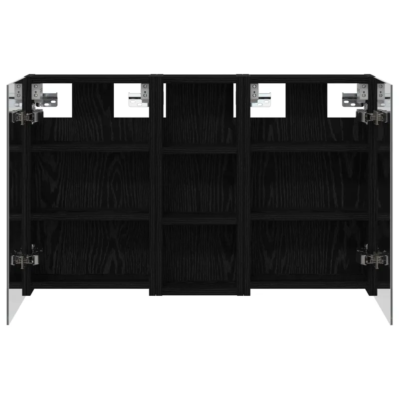 Vonios spintos komplektas su lentyna 3 pcs 80 x 10,5 x 50 cm