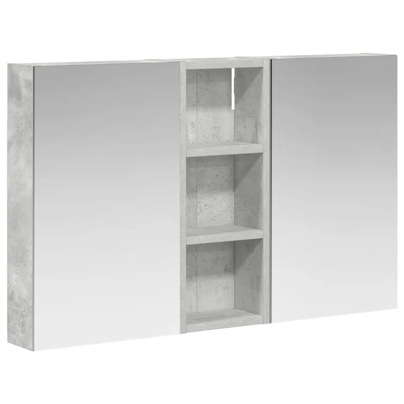 Vonios spintos komplektas su lentyna 3 pcs 80 x 10,5 x 50 cm