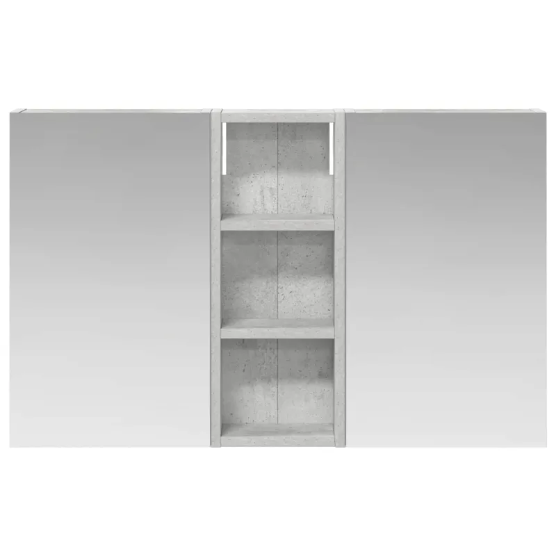 Vonios spintos komplektas su lentyna 3 pcs 80 x 10,5 x 50 cm