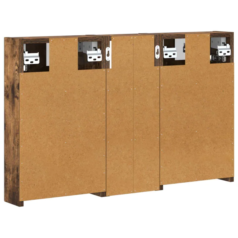 Vonios spintos komplektas su lentyna 3 pcs 80 x 10,5 x 50 cm