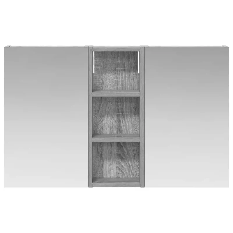 Vonios spintos komplektas su lentyna 3 pcs 80 x 10,5 x 50 cm