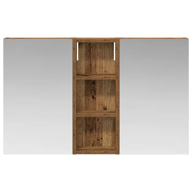 Vonios spintos komplektas su lentyna 3 pcs 80 x 10,5 x 50 cm