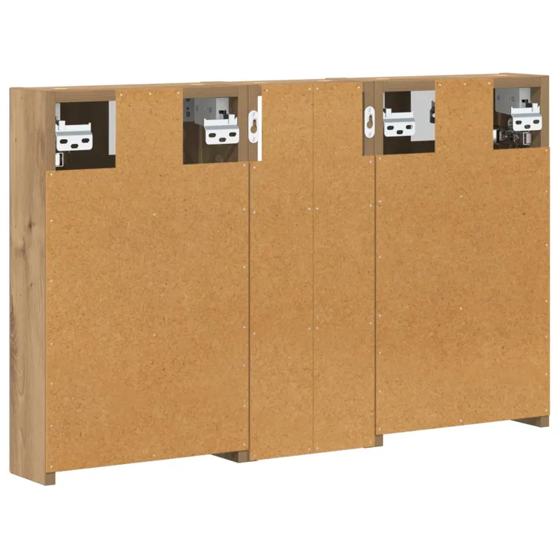 Vonios spintos komplektas su lentyna 3 pcs 80 x 10,5 x 50 cm