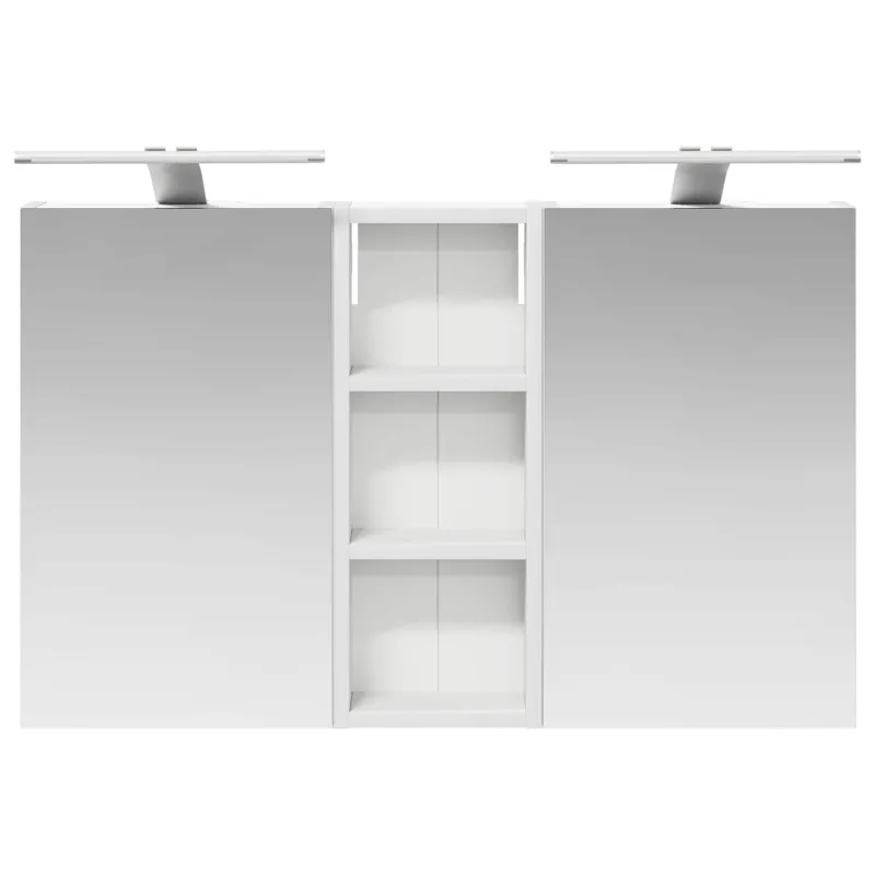 Vonios spintos komplektas su lentyna 3 pcs 80 x 10,5 x 50 cm