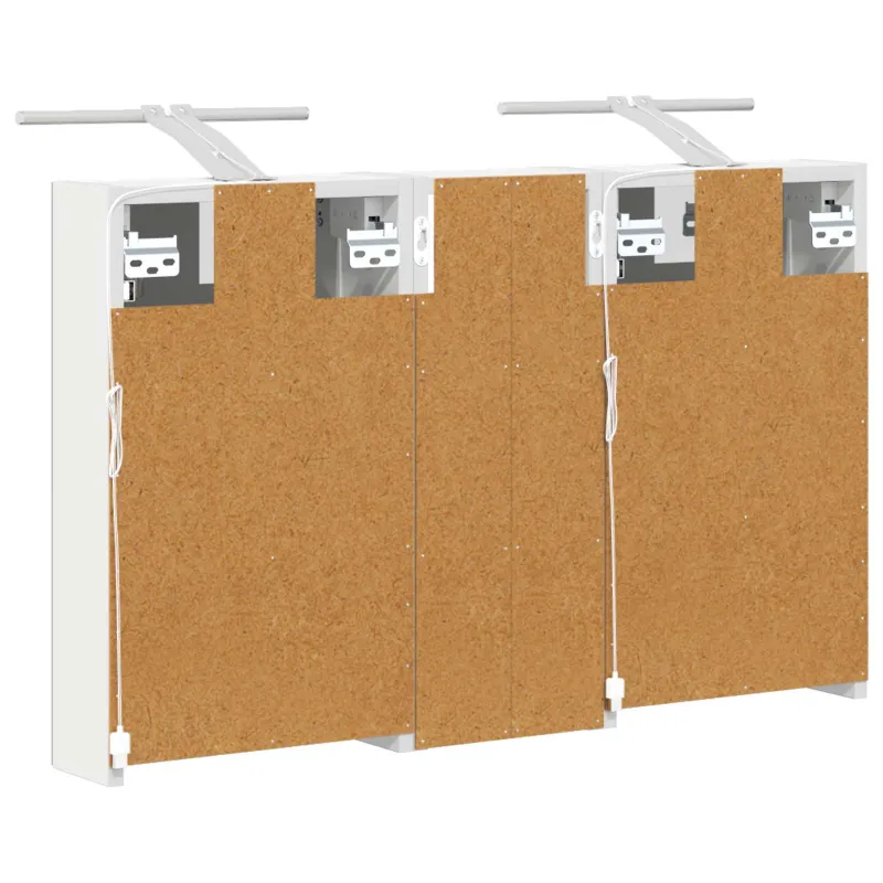 Vonios spintos komplektas su lentyna 3 pcs 80 x 10,5 x 50 cm