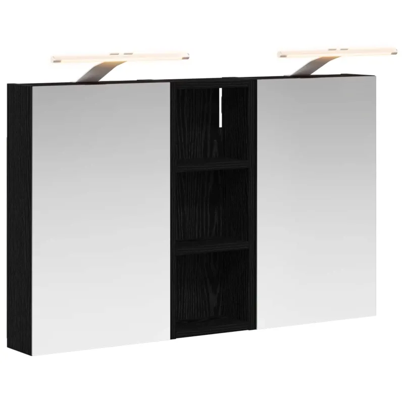 Vonios spintos komplektas su lentyna 3 pcs 80 x 10,5 x 50 cm
