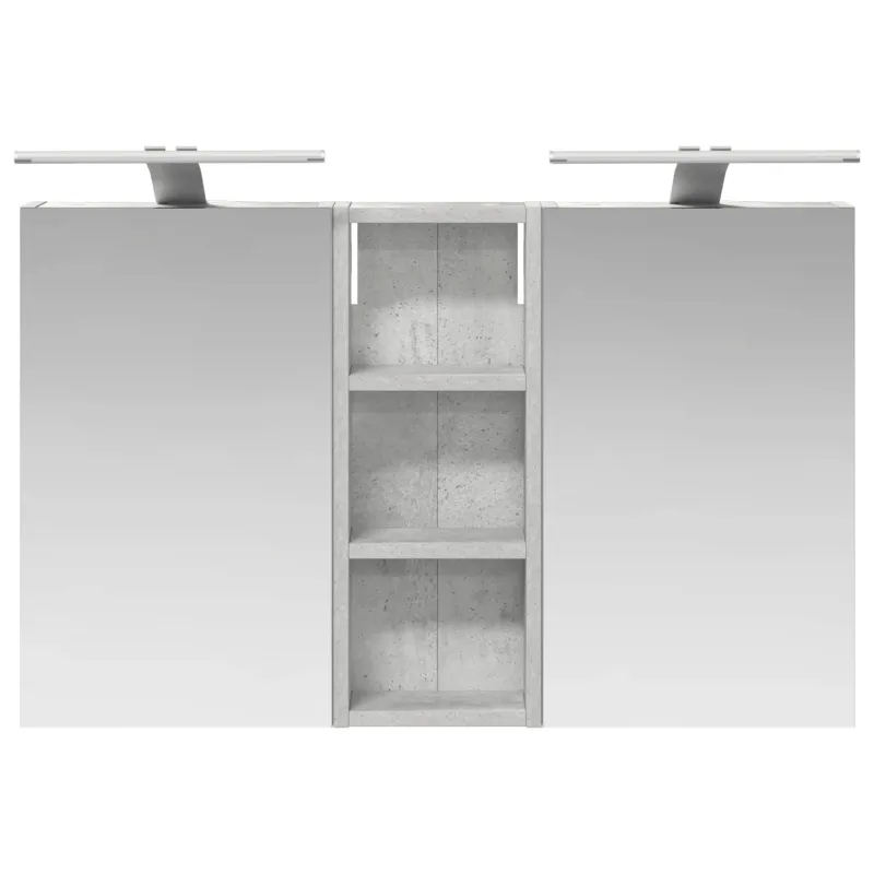 Vonios spintos komplektas su lentyna 3 pcs 80 x 10,5 x 50 cm