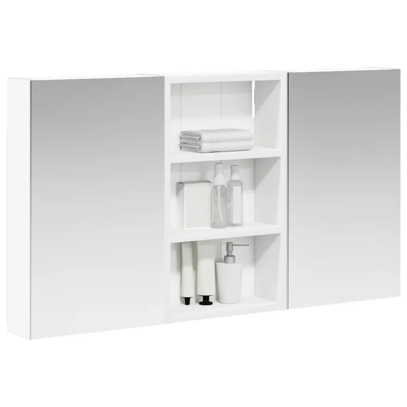 Vonios spintos komplektas su lentyna 3 pcs 90 x 10,5 x 50 cm