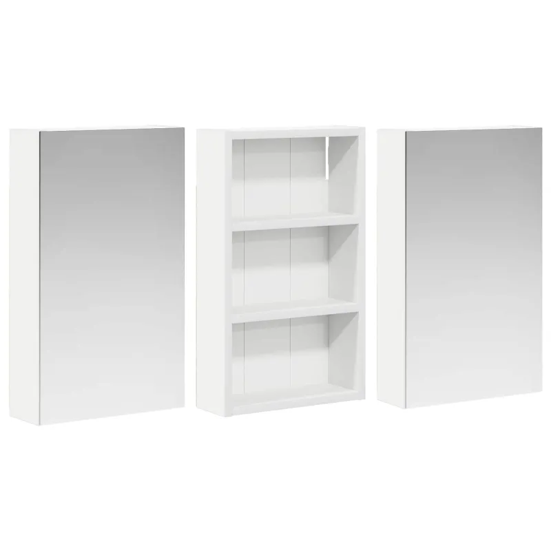 Vonios spintos komplektas su lentyna 3 pcs 90 x 10,5 x 50 cm
