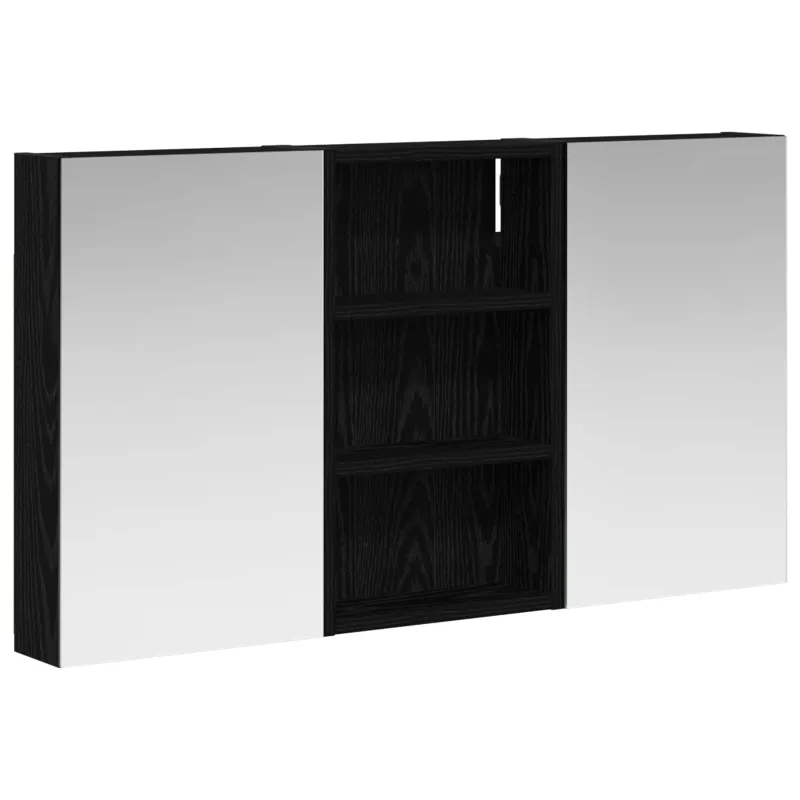 Vonios spintos komplektas su lentyna 3 pcs 90 x 10,5 x 50 cm