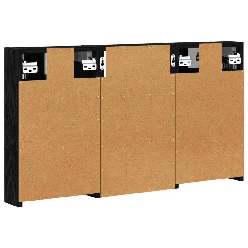 Vonios spintos komplektas su lentyna 3 pcs 90 x 10,5 x 50 cm