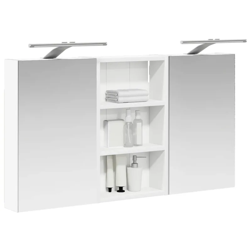 Vonios spintos komplektas su lentyna 3 pcs 90 x 10,5 x 50 cm