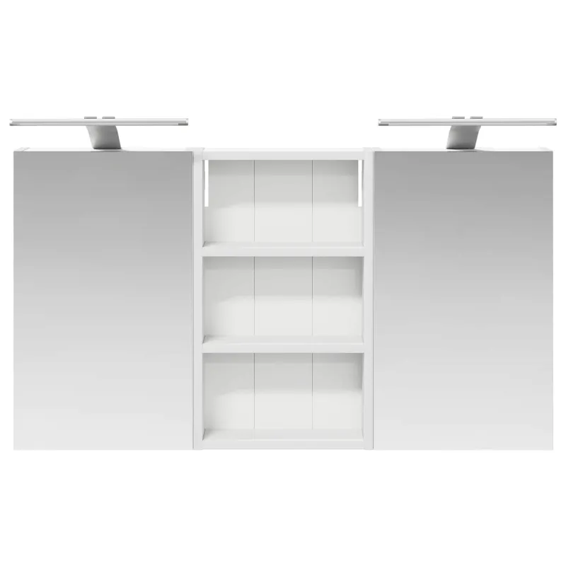 Vonios spintos komplektas su lentyna 3 pcs 90 x 10,5 x 50 cm
