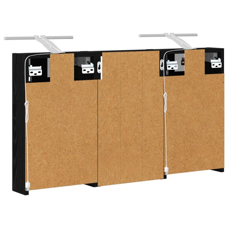 Vonios spintos komplektas su lentyna 3 pcs 90 x 10,5 x 50 cm