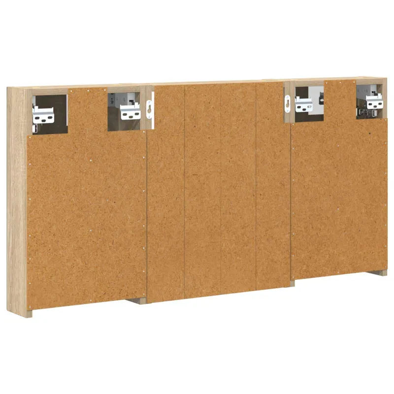 Vonios spintos komplektas su lentyna 3 pcs 100 x 10,5 x 50 cm