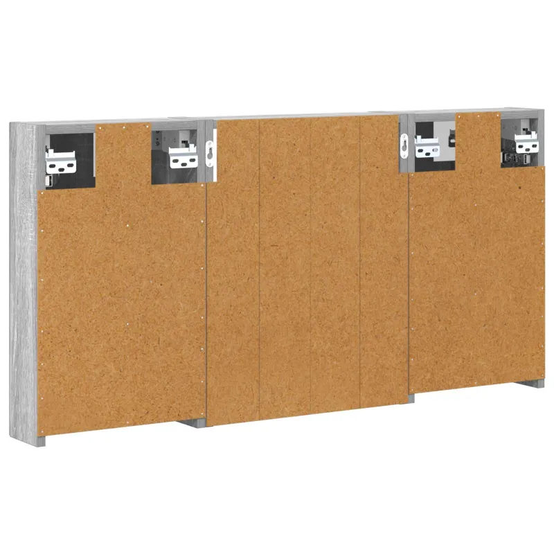 Vonios spintos komplektas su lentyna 3 pcs 100 x 10,5 x 50 cm