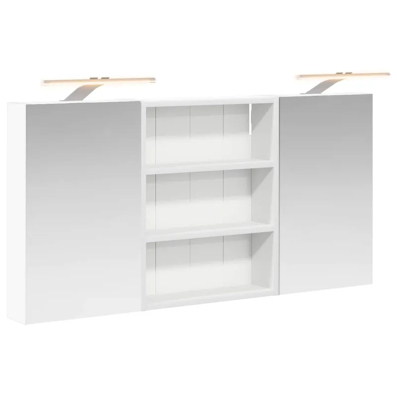 Vonios spintos komplektas su lentyna 3 pcs 100 x 10,5 x 50 cm