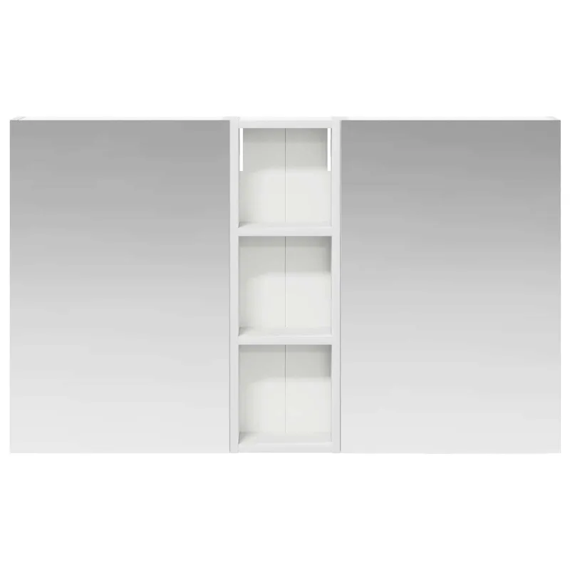 Vonios spintos komplektas su lentyna 3 pcs 100 x 10,5 x 60,5 cm