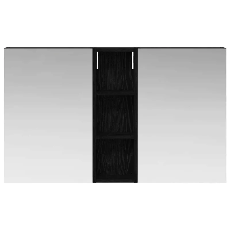 Vonios spintos komplektas su lentyna 3 pcs 100 x 10,5 x 60,5 cm