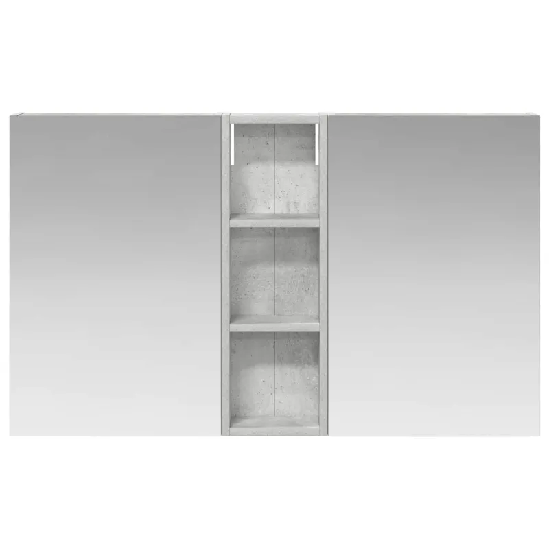 Vonios spintos komplektas su lentyna 3 pcs 100 x 10,5 x 60,5 cm
