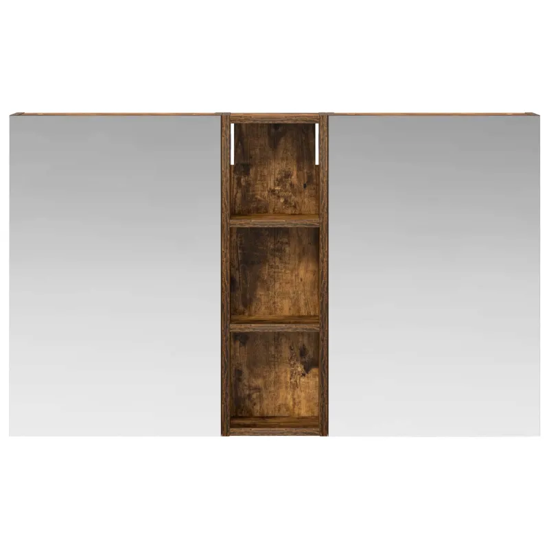 Vonios spintos komplektas su lentyna 3 pcs 100 x 10,5 x 60,5 cm