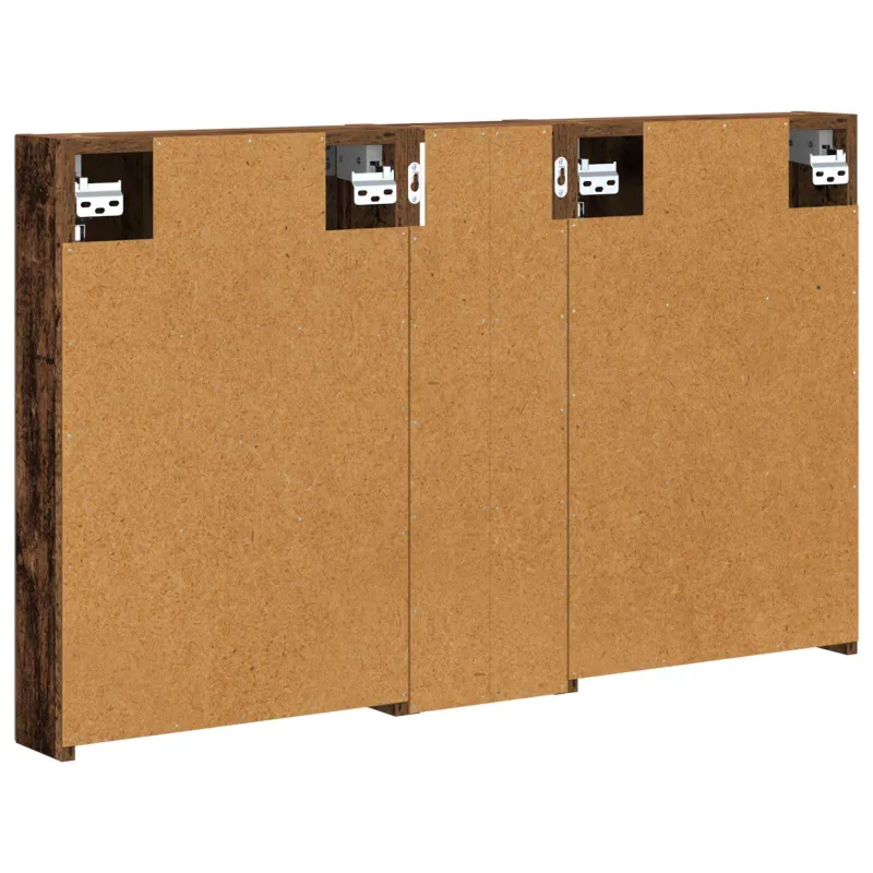 Vonios spintos komplektas su lentyna 3 pcs 100 x 10,5 x 60,5 cm