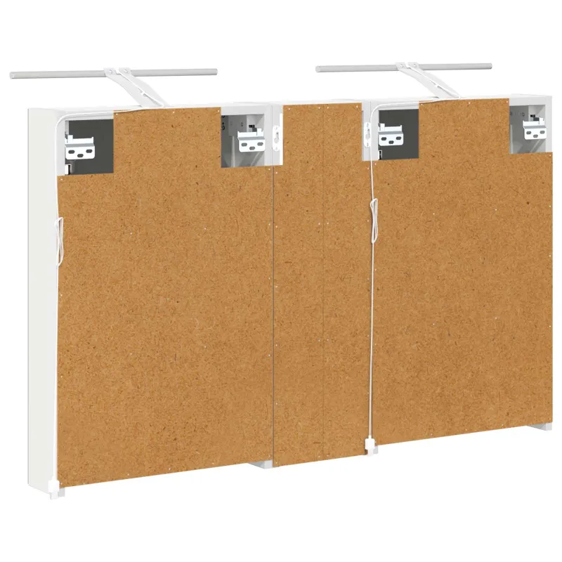 Vonios spintos komplektas su lentyna 3 pcs 100 x 10,5 x 60,5 cm
