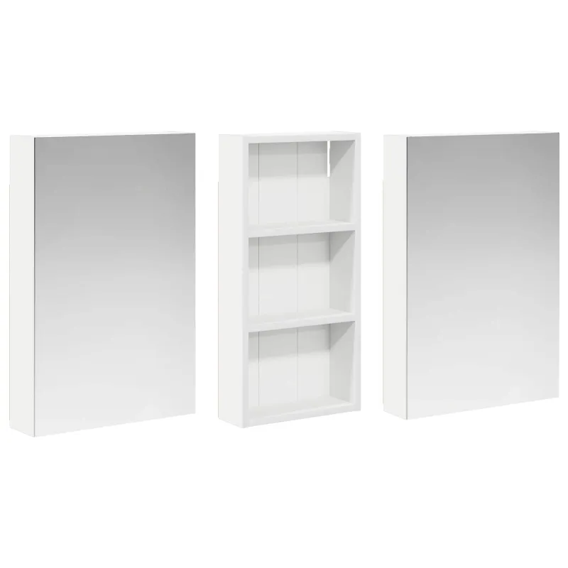Vonios spintos komplektas su lentyna 3 pcs 110 x 10,5 x 60,5 cm