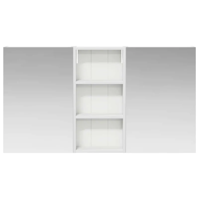 Vonios spintos komplektas su lentyna 3 pcs 110 x 10,5 x 60,5 cm