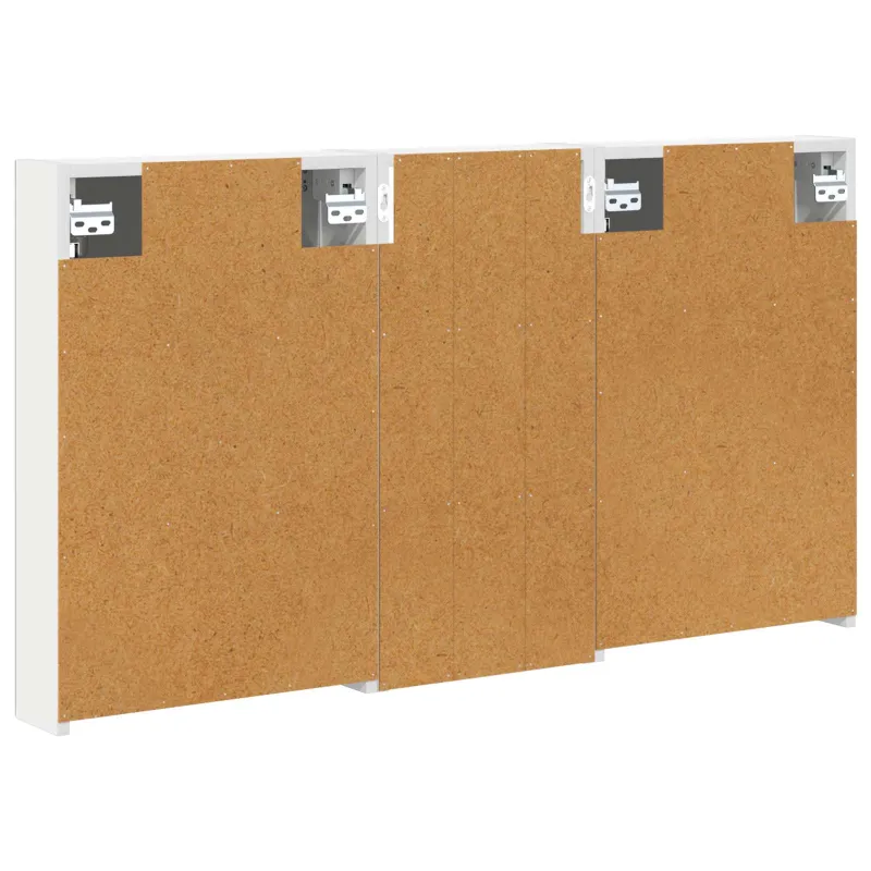 Vonios spintos komplektas su lentyna 3 pcs 110 x 10,5 x 60,5 cm