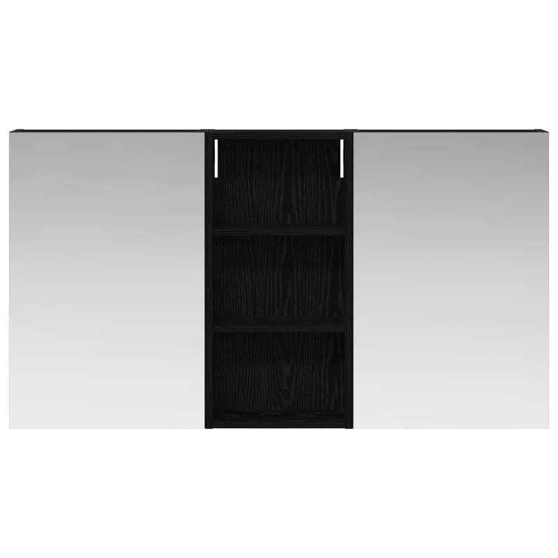 Vonios spintos komplektas su lentyna 3 pcs 110 x 10,5 x 60,5 cm