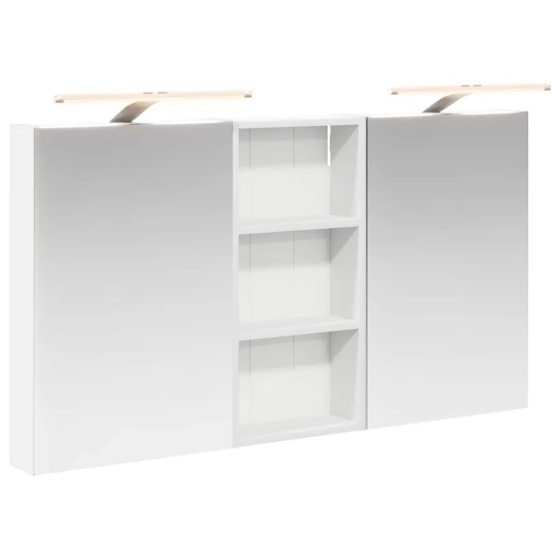 Vonios spintos komplektas su lentyna 3 pcs 110 x 10,5 x 60,5 cm