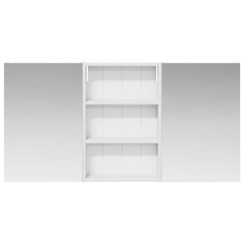 Vonios spintos komplektas su lentyna 3 pcs 120 x 10,5 x 60,5 cm