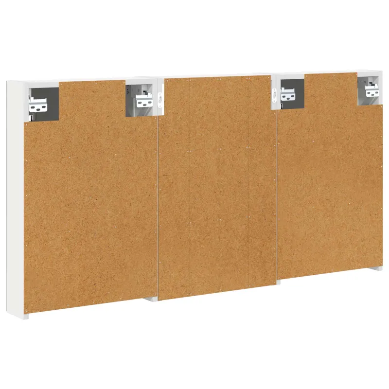 Vonios spintos komplektas su lentyna 3 pcs 120 x 10,5 x 60,5 cm