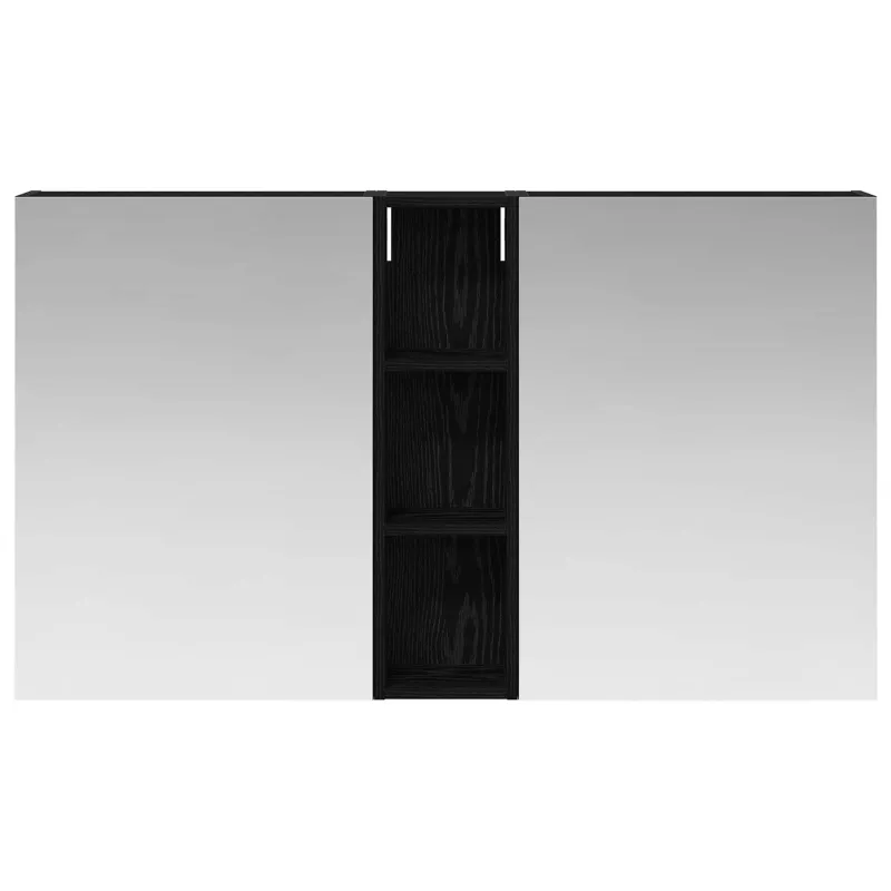 Vonios spintos komplektas su lentyna 3 pcs 120 x 14,5 x 70 cm