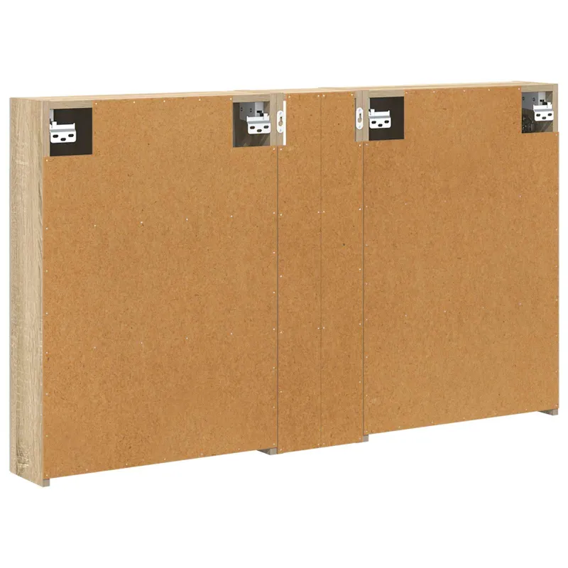 Vonios spintos komplektas su lentyna 3 pcs 120 x 14,5 x 70 cm