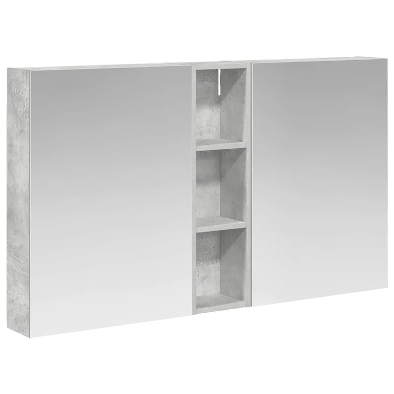 Vonios spintos komplektas su lentyna 3 pcs 120 x 14,5 x 70 cm