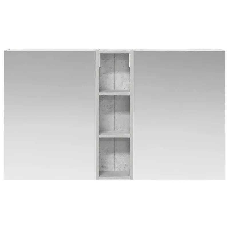 Vonios spintos komplektas su lentyna 3 pcs 120 x 14,5 x 70 cm
