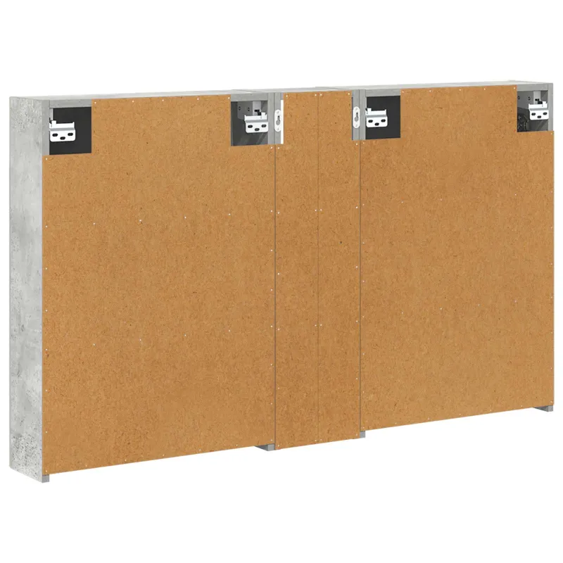 Vonios spintos komplektas su lentyna 3 pcs 120 x 14,5 x 70 cm